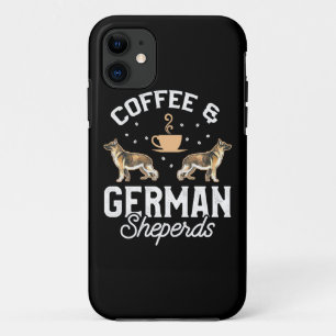 Coffee And German Shepherd iPhone 11 Case