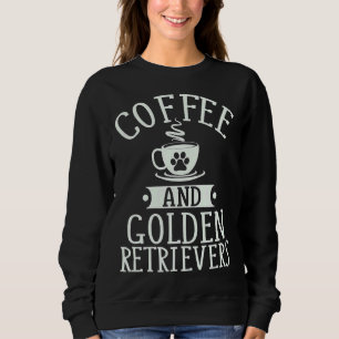 Coffee And Golden Retriever Hoodie For Dog Mom Pul