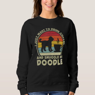 Coffee And Goldendoodle Labradoodle Dog Dad Mum Sweatshirt