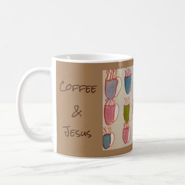 Coffee and Jesus mug (Left)