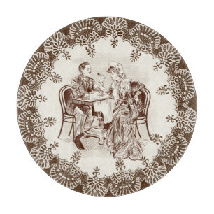 coffee and love cutting board