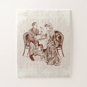 coffee and love jigsaw puzzle