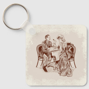  coffee and love key ring