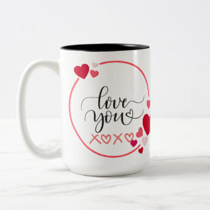 Coffee And Love Perfect Blend Two-Tone Coffee Mug