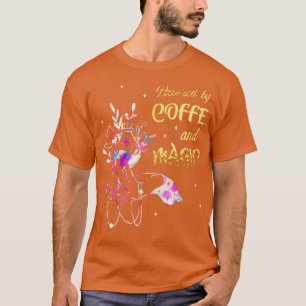 Coffee And Magic Wiccan Goth Witch T-Shirt