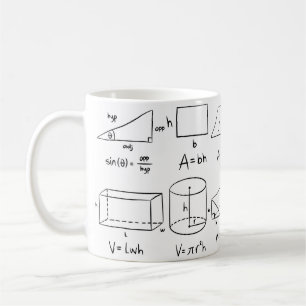 Coffee and Mathematics Solve All Problems Mug