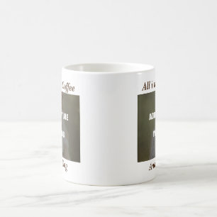 Coffee and my Dog Throw Pillow Coffee Mug