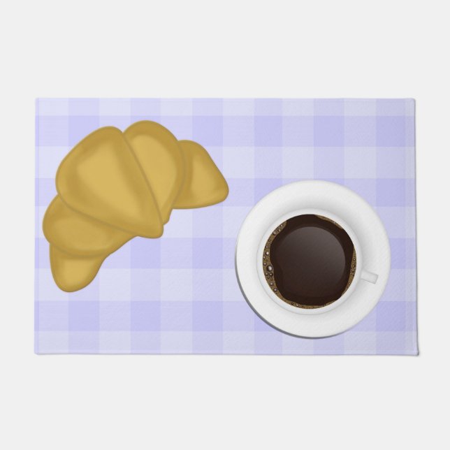 coffee and pastry doormat (Front)