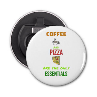 Coffee and Pizza Bottle Opener