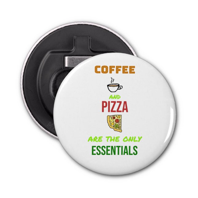 Coffee and Pizza Bottle Opener (Front)