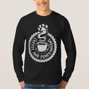 Coffee And Pomeranian T-Shirt