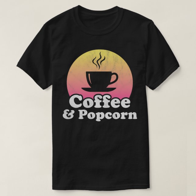Coffee and Popcorn Pullover  (Design Front)