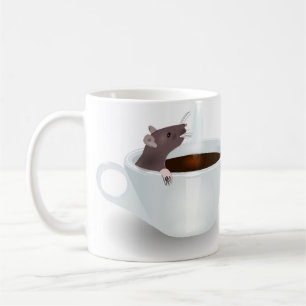 Coffee and Rat Lover Coffee Mug