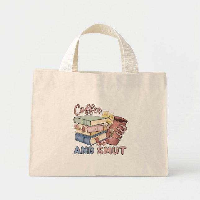 Coffee and Smut small tote bag (Front)