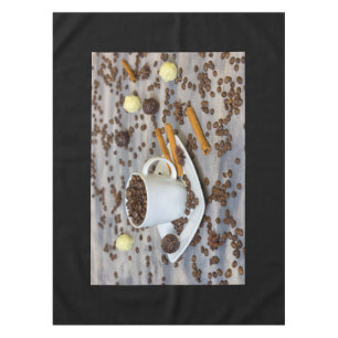 Coffee and spices tablecloth