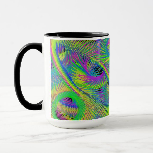 Coffee and Tea cup set/Vibes Mug | Vibrant  (Left)