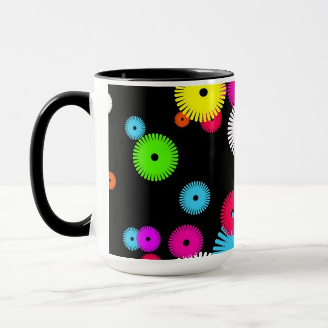 Coffee and Tea cup set/Vibes Mug | Vibrant  (Left)