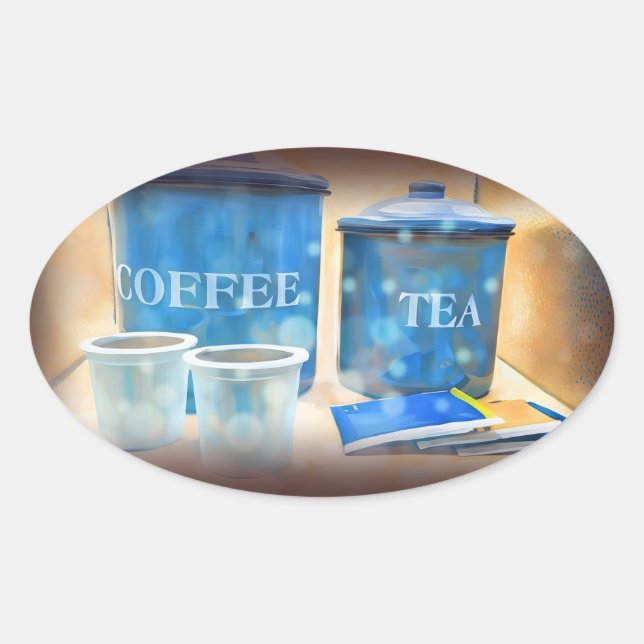 Coffee And Tea Picture Sticker (Front)