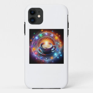 Coffee and the Cosmos: A Syzygy of Energy iPhone 11 Case