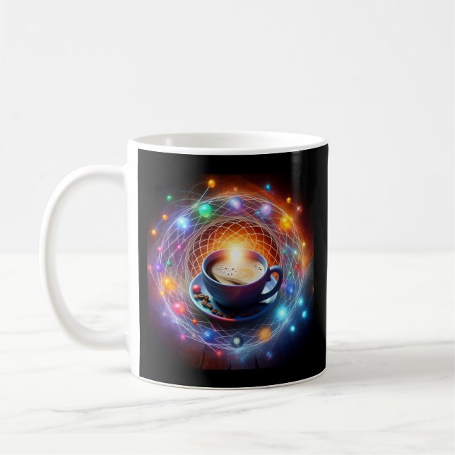 Coffee and the Cosmos: A Syzygy of Energy Coffee Mug (Left)