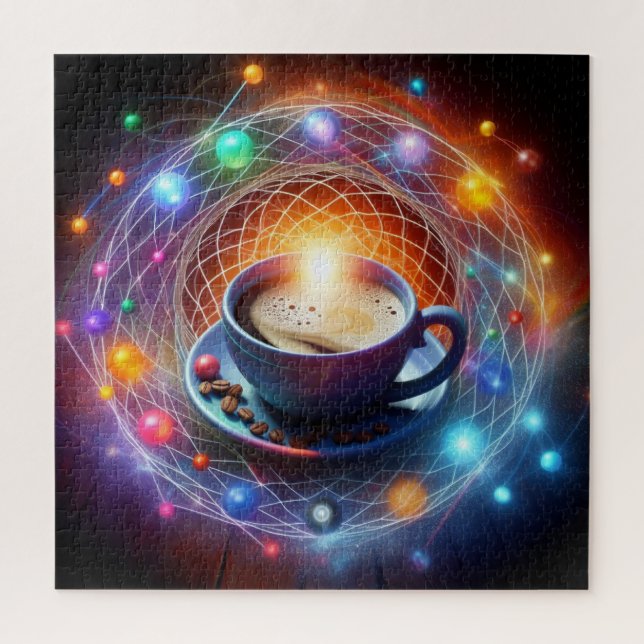 Coffee and the Cosmos: A Syzygy of Energy Jigsaw Puzzle (Vertical)