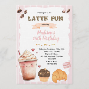 Coffee and Treats Party Invitation