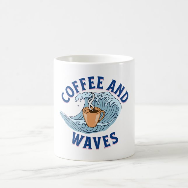 Coffee and Waves Mug (Center)