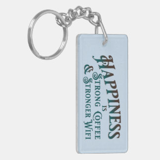 Coffee and Wifi Keyring