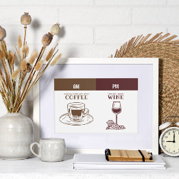 Coffee and Wine Canvas Print