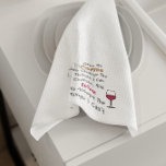 Coffee And Wine Tea Towel<br><div class="desc">Give me coffee to change the things I can change and wine to accept the things I can't</div>