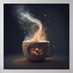'Coffee Art 1' Poster
