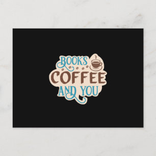 Coffee Art Books Coffee And You Postcard
