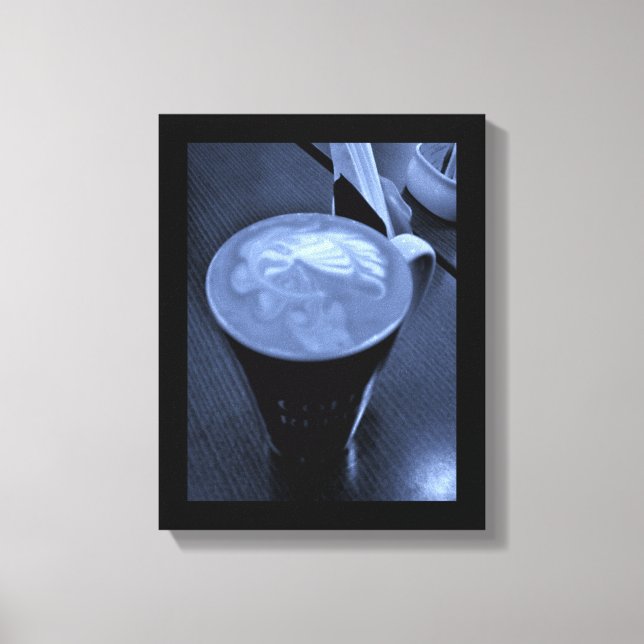 Coffee Art Canvas Print (Front)