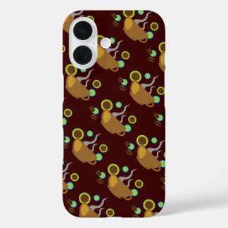Coffee Art iPhone 16 Case