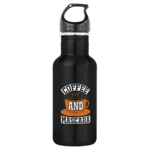 Coffee Art Coffee And Mascara 532 Ml Water Bottle