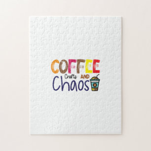Coffee Art Coffee Crafts And Chaos Jigsaw Puzzle