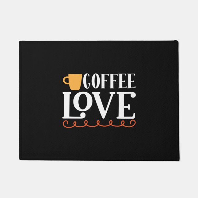 Coffee Art Coffee Love Doormat (Front)