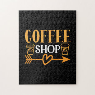 Coffee Art Coffee Shop Jigsaw Puzzle