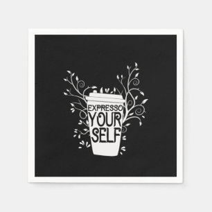 Coffee Art Expresso Yourself Napkin