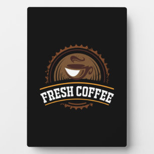 Coffee Art Fresh Coffee Plaque