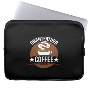 Coffee Art Grantfather Coffee Laptop Sleeve