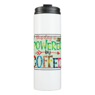 Coffee Art Powered By Coffee 2 Thermal Tumbler