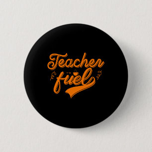 Coffee Art Teacher Fuel 6 Cm Round Badge