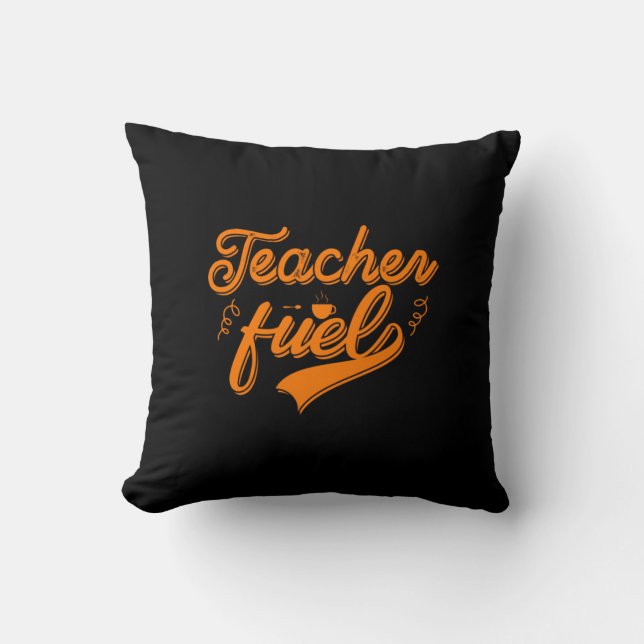 Coffee Art Teacher Fuel Cushion (Front)