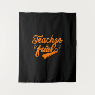 Coffee Art Teacher Fuel Tapestry