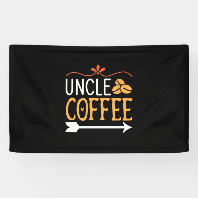 Coffee Art Uncle Coffee Banner (Horizontal)