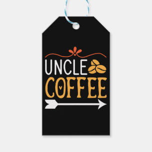 Coffee Art Uncle Coffee Gift Tags