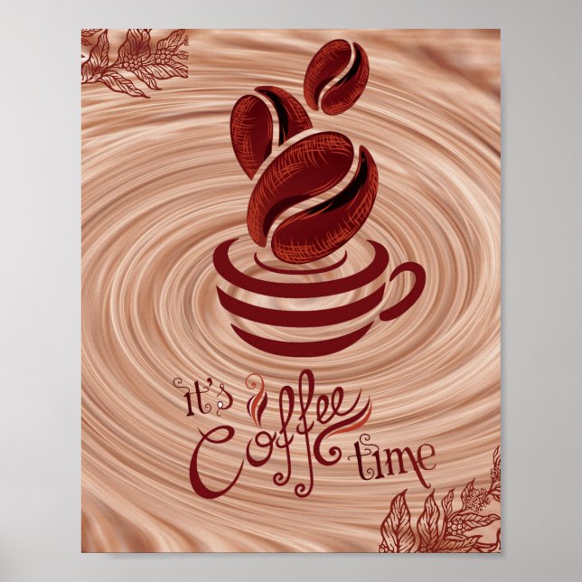 Coffee Artwork Decor Wall-hanging Espresso Digital (Front)