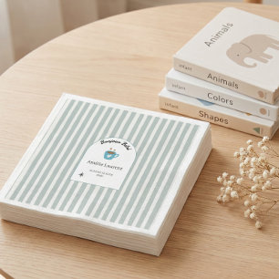 Coffee Baby Is Brew Modern Baby Shower Viral Napkin