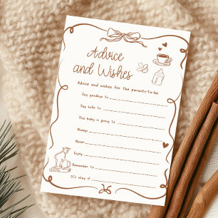 Coffee Baby is Brewing Advice and Wishes Game